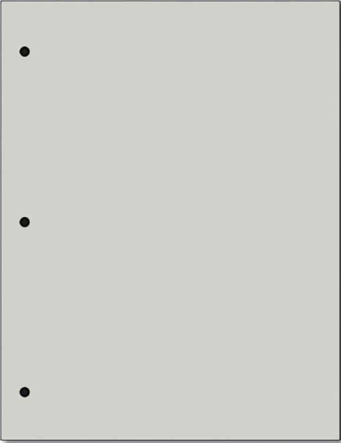 Copy And Printing Color Paper, 20 Lb. 3 Hole Punch 500 Sheets Per Ream. (Grey)