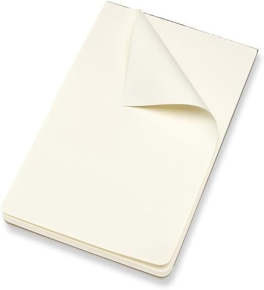 Moleskine Art Sketch Pad, Soft Cover, Large (5" x 8.25") Plain/Blank, Black, 48 Pages