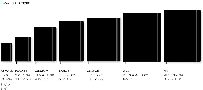Moleskine Classic Expanded Notebook, Hard Cover, Large (5" x 8.25") Ruled/Lined, Sapphire Blue, 400 Pages
