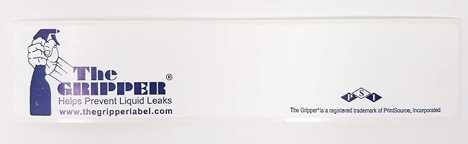 Stops Liquid Leaks, 1 1/4" x 6", 250 Labels
