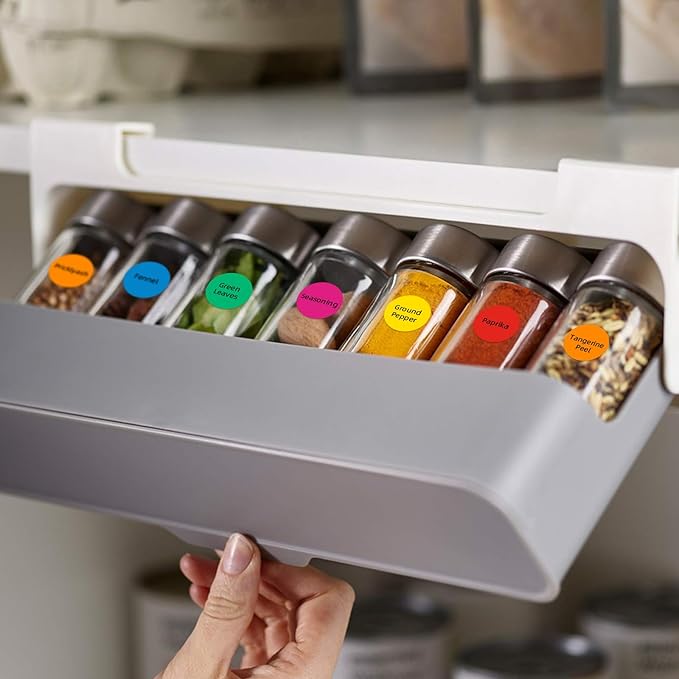 3000 PCS Printholic 3/4" Round Color Coding Circle Dot Sticker Labels 6 Color Includes Bright Yellow Green Red Pink Orange Blue(500 Labels/Roll)