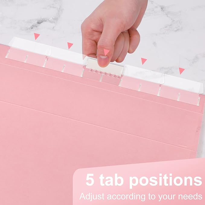 Hanging File Folders, 70 Pack Letter Size Hanging File folders with 1/5-cut Tabs, Stay Organized for Your Home and Office Bulk File, Documents and Paper, Macaron 10 Colors