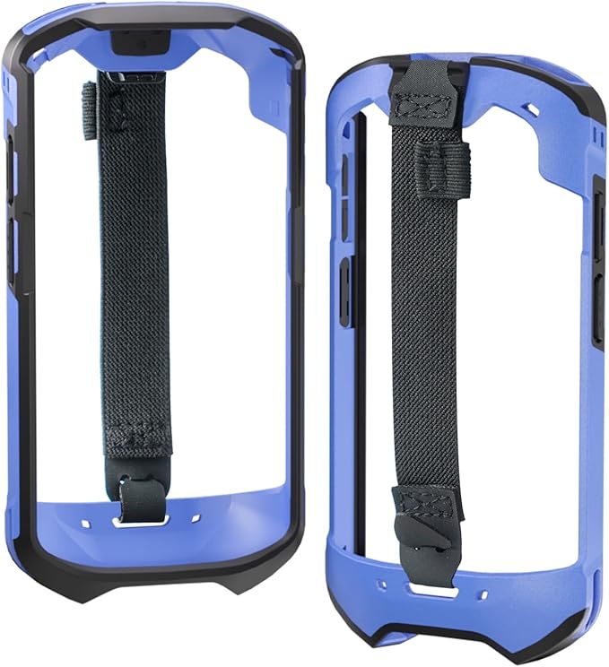 TC51 TC52 TC56 TC57 TC510K Case with Hand Strap - Protective & Ergonomic for Zebra Handheld Barcode Scanners SG-TC5X-EXO1-01 SG-TC5X-EXONHS-01 (Blue)