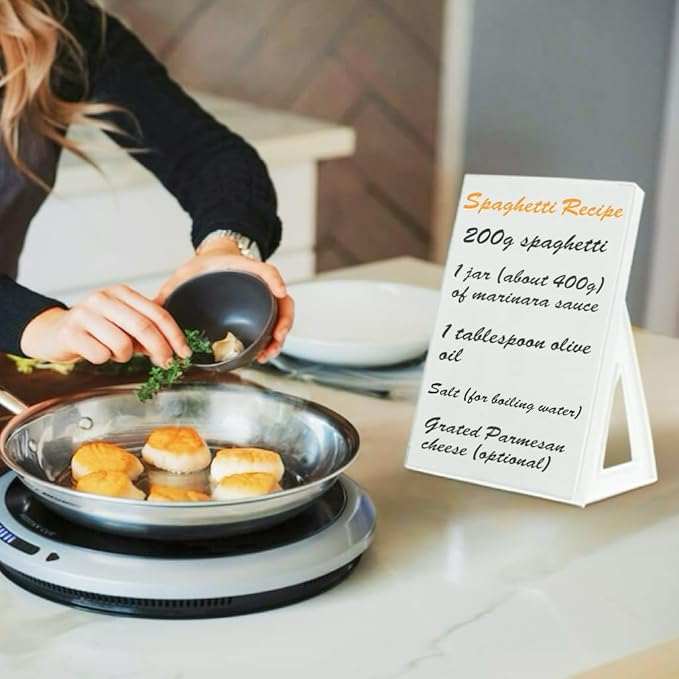 Desktop Dry Erase Board, Small Whiteboard with Stand, A5 Size 8.3 x 5.8 Inches with A Dry Erase Marker