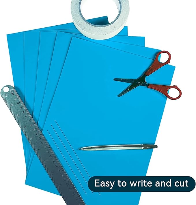 25Sheets Blue Cardstock Paper, 8.5 x 11 Card stock for Cricut, Thick Construction Paper for Card Making, Scrapbooking, Craft 90 lb / 250 gsm