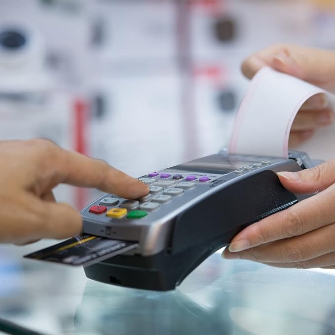 LabelMore 2-1/4" X 85' Thermal Receipt Paper, Credit Card Paper Rolls Thermal, Cash Register Roll, Premium Pos Thermal Printer Paper (200 Rolls)