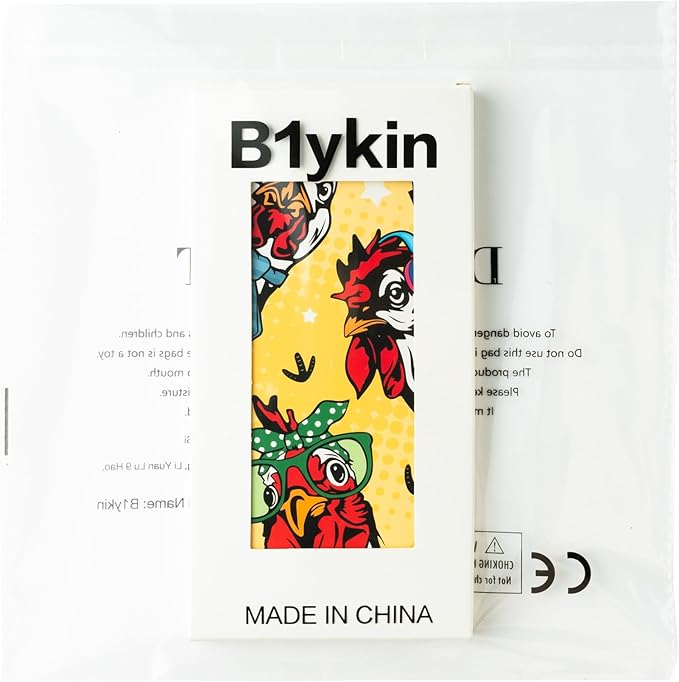 B1ykin Sticky Notes Set - Cartoon Theme Cute Self-Stick Notes Pad Teacher Appreciation Gifts, Self-Adhesive Writing Memo Pages Sticky to Do Notepad for Kids Employee School Office (Funny Chicken)