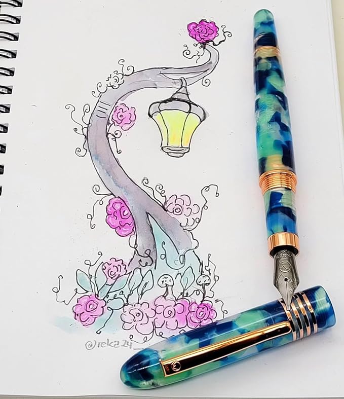 Monteverde Blue Mountain Fountain Pen - S