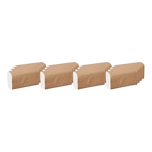 AmazonCommercial 2-Ply White XL Multifold Paper Towels (SOFI-039)|Bulk for Business |Compatible with Universal Dispensers|FSC Certified |115 Sheets per Pack (16 Packs)(12.6 x 9.1 Sheet)