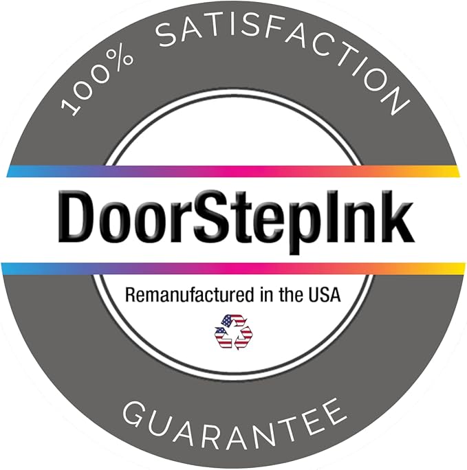 DoorStepInk Remanufactured Ink Cartridges for HP 15 C6615DN Black & HP 78 C6578AN Color 2 Pack โ Compatible with HP DeskJet 920C, 940C, 940cvr, 3810r โ High Yield USA Made, Affordable Printer Ink