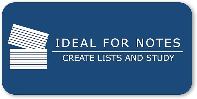 Roaring Spring Index Cards 3"x5", 240 Count, 100# White Single Sided Ruled Paper, In Convent Tray Holder, Blank on Back (Pack of 1)