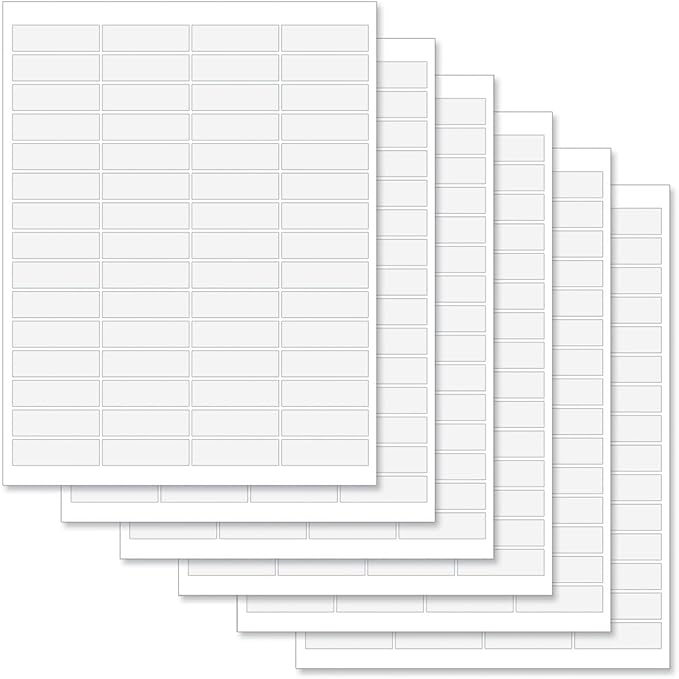 Colorful Images Floral Whispers Return Address Mailing Labels, Personalize with Name & Address, Set of 240 Self Adhesive, Easy Peel Flat Label Sheets, Small, 4 Designs