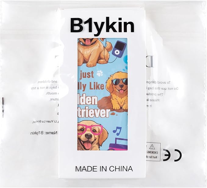 B1ykin Sticky Notes Set - Cartoon Theme Cute Self-Stick Notes Pad Teacher Appreciation Gifts, Self-Adhesive Writing Memo Pages Sticky to Do Notepad for Kids Employee School Office (Golden Retriever)