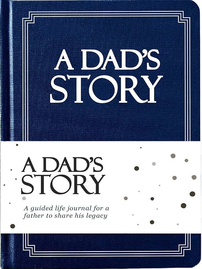 Dad's Life Story Journal (Hardcover): A Meaningful Keepsake for Dad to Share His Journey and Memories, Book Includes 250+ Prompt Questions, Sentimental Gifts for Father's Day, Birthday & Christmas