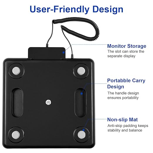 Digital Shipping Postal Scale 660lb/1oz Accuracy! Heavy Duty Postage Scale Extra-Large Capacity Stainless Industrial Scale for Small Business, Warehouse, Home, Battery&Charging Cable Included