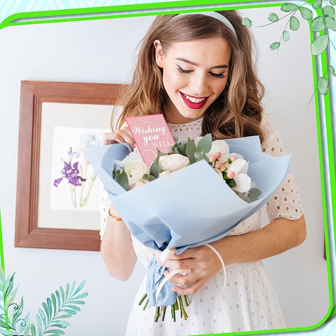 36 Sets Christian Get Well Soon Cards with Scripture Assorted Religious Bible Verse Wishing You Well Greeting Cards with Envelope(Printing Floral)