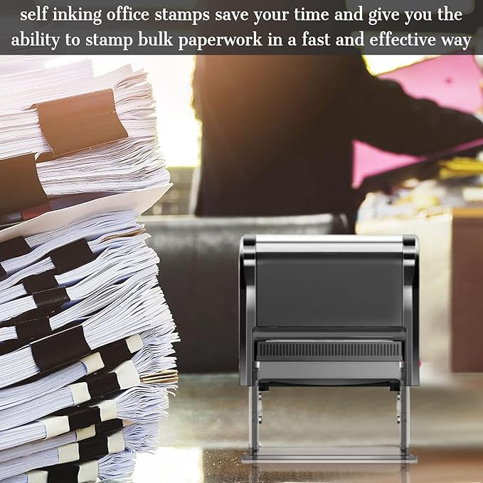 Draft Stamps Self Inking Office Draft Stamps Self-Inking Red Draft Stamp fot Office Supplies Rubber Business Stamps Drafting,Red(Draft)