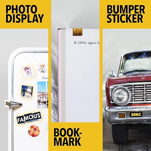 X-bet MAGNET Inkjet-Optimized Printable Magnetic Sheets - 8.5x11 Magnet Paper for DIY Stickers, Decorations, Labels - Easy to Print, Cut & Create Your Own Magnets (Matte, 3pcs)