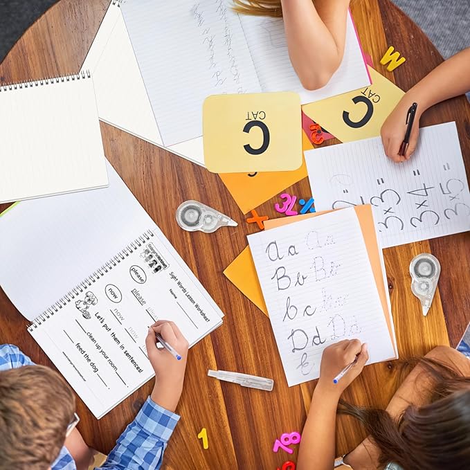 4 Pcs 39.4 Ft Correction Tape, Tear-Resistant Tape Bulk for School, Office, Note Taking, Journal (Tape Width 0.2 in, Clear)