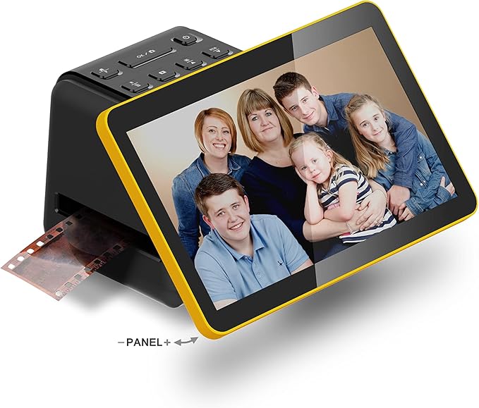 Kodak Slide N Scan Max Digital Film Slide Scanner, Black/Yellow (RODFS70)