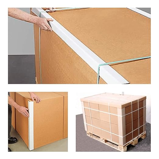 IDL Packaging AC-110 Portable Cutter for Cardboard Edge Protectors up to 4" x 4" x 0.4" Size - Heavy-Duty Tool for V-Board Cardboard Corners of Various Length - Stationary or Fully Portable Use