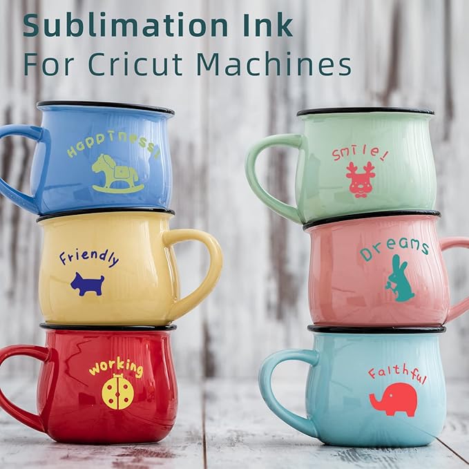 DOOHALO Sublimation Markers Infusible Pens Compatible with Cricut Maker 3/Maker/Explore 3/Air 2/Air 1.0 Tips Sublimation Ink Pens for Mug Press Easy Pressing