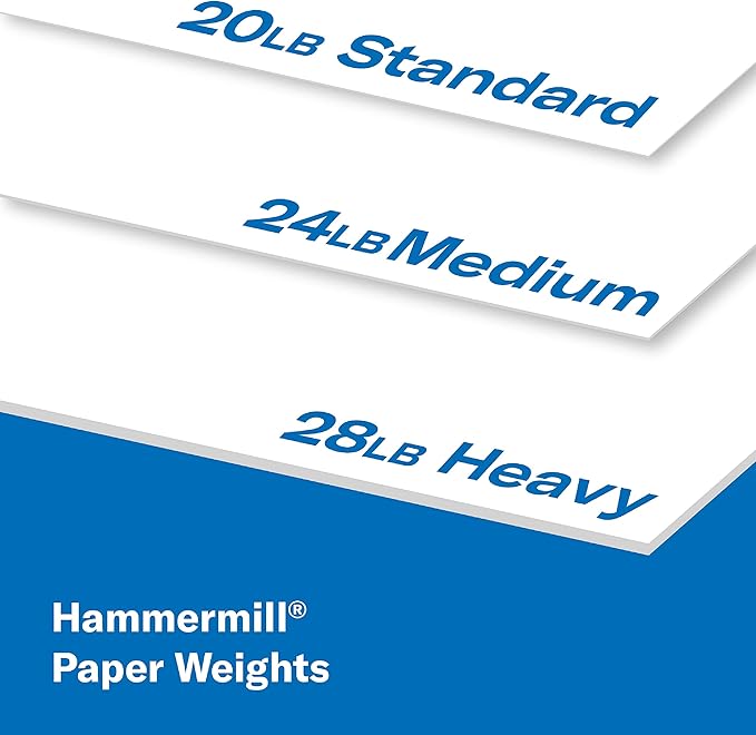 Hammermill Printer Paper, Great White 30% Recycled Paper, 8.5 x 11 - 5 Ream (2,500 Sheets) - 92 Bright, Made in the USA