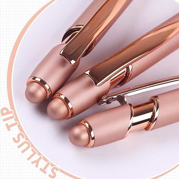 Stylus Pens for Touch Screens, 12 Pack Rose Gold Inspirational Pens, 1.0mm Medium Point BallPoint Pens, Cute Pens Nurse Gifts Office Supplies for Women (Motivational, 12 Pcs Rose Gold)