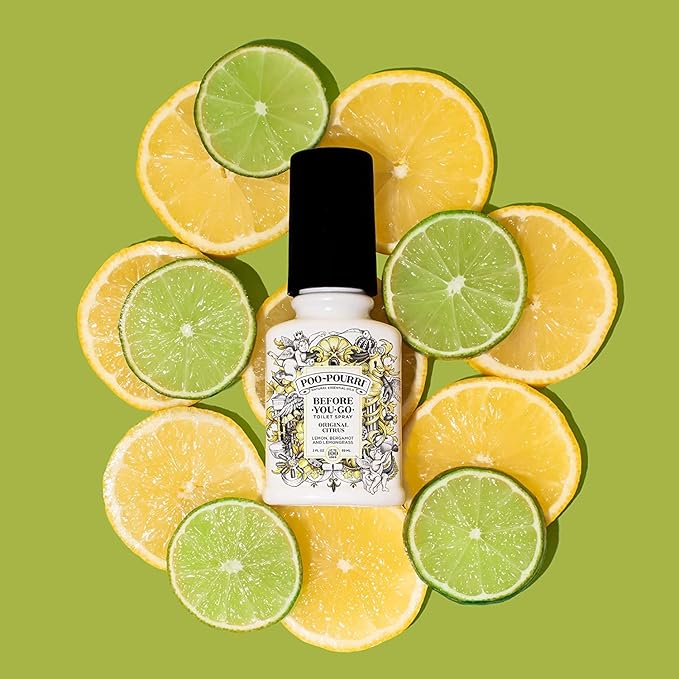Poo-Pourri Before-You-Go Toilet Spray, Original Citrus, 2 Fl Oz - Lemon, Bergamot and Lemongrass