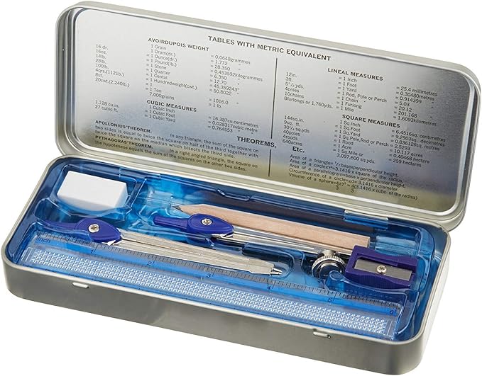 Staedtler Math Set for Drawing, Measuring Tools (557 10 BN 02)