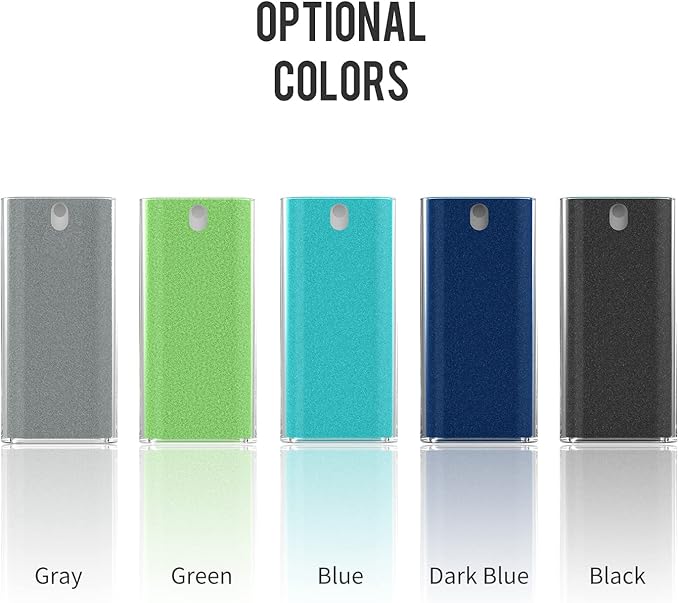 CLICK CLEAN Touchscreen Mist Cleaner, Screen Cleaner, All in One Screen Cleaner Spray with Microfiber and Phone Stand for All Phones, Laptop and Tablet Screens (Dark Blue)