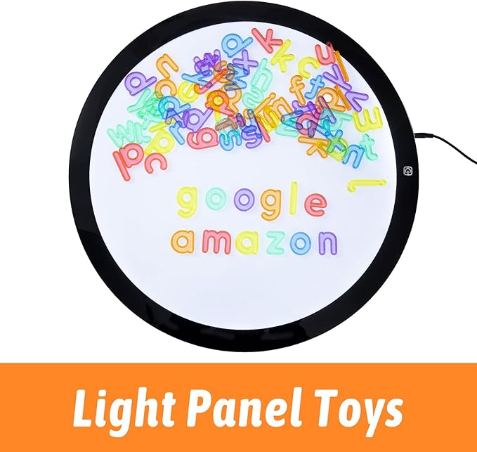 78 Pcs Plastic Letters for Kids – 3 Sets of Lowercase Alphabet Letters, Translucent Toys for Light Table, Ideal Light Box Accessories for Toddlers