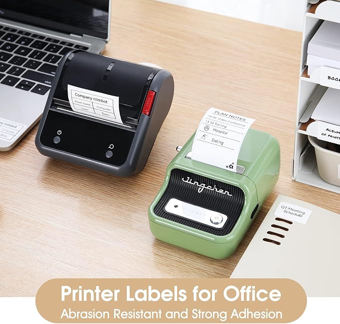 NIIMBOT Labels B1/B21/B3S/K3 Label Maker, 2'' x 2'' (50x50mm) Thermal Sticker Label, Waterproof Price/Memo Labels for NIIMBOT B21/B3S Label Printer, 1 Roll of 150 Self-Adhesive Thermal Labels (White)