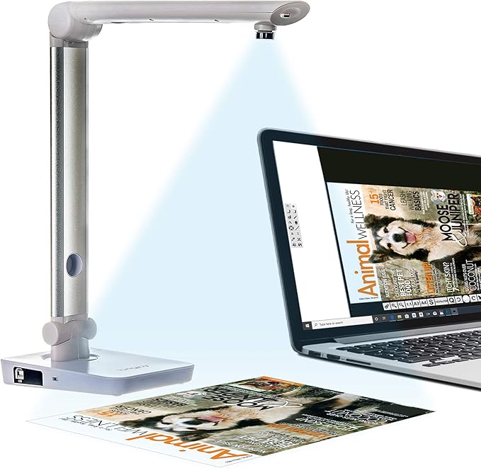 Digital Portable Overhead USB Distance Teaching Document Camera LV-1010 (White)