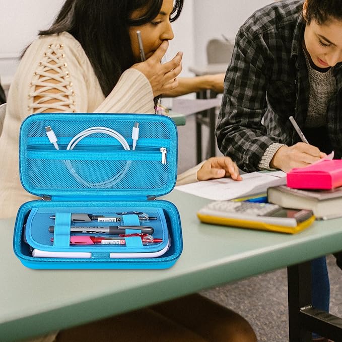 BOVKE Hard Case for TI-30XIIS TI-30XS TI-30Xa TI-36X Pro Scientific Calculator, Blue