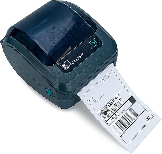 L LIKED 6000 Fanfold 4" x 6" Direct Thermal Labels, with Perforated line for Thermal Printers - Compatible with Zebra & Rollo Printer