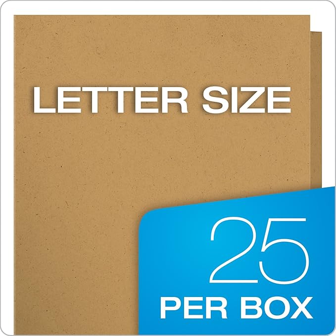 Oxford Earthwise by Oxford Twin Pocket Folders, Letter Size, Assorted Colors, 25 per Box (78513)