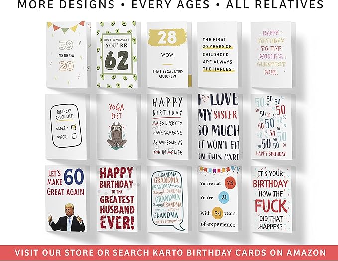 Karto Funny Retirement Card for Men Women - Large 5.5x8.5 inch Friend Coworker Retirement Cards - You've Worked