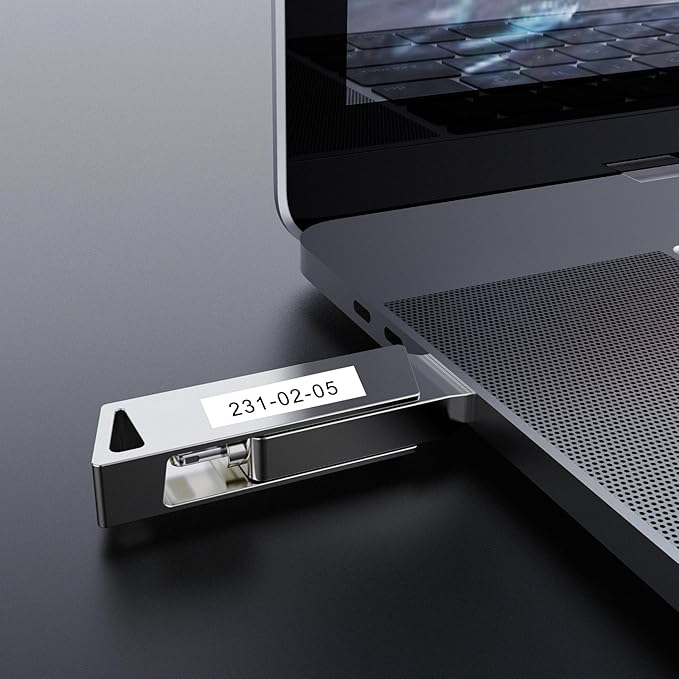 8P Flexible Label Tapes Compatible with Brother P Touch Label Tape TZe-FX231 Tape 12mm 0.47 Laminated White, Flexible-ID Wire Cable Labels Compatible with Brother Ptouch PT-D210 PT-D400 PTH100