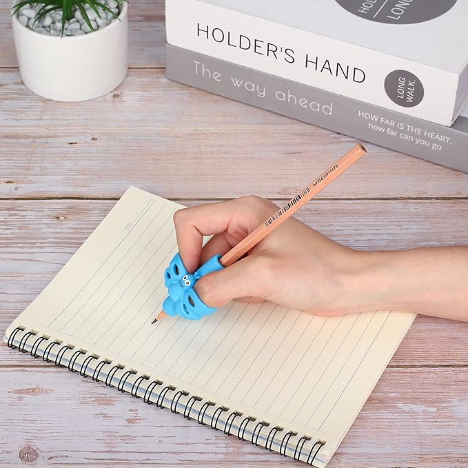 8 Packs Pencil Grips - Koabbit Pencil Grips for Kids Handwriting for Toddlers & Preschoolers, Pencil Holder Grip Posture Correction Training Writing Aid.