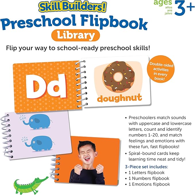 Skill Builders! Preschool Flipbook Library