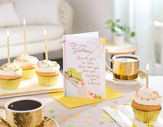 American Greetings Religious Birthday Card (Wonderful Birthday)