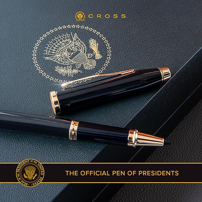 Cross Century II Refillable Ballpoint Pen Presented in a Luxury Gift Box - Medium Point, Black Ink, Pearlescent White