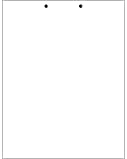 Prepunched Paper Alliance Laser Cut Sheet 2 Hole Top Punch 8.5 x 11 inch, 20 lb, 92 Bright, 2500 Sheets
