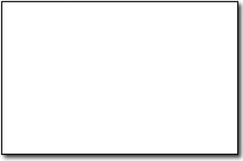 White 5.5x8.5 Paper - Blank Heavy Card Stock 80lb Cover - Half Letter Size 5.5" x 8.5" (500 Pack)
