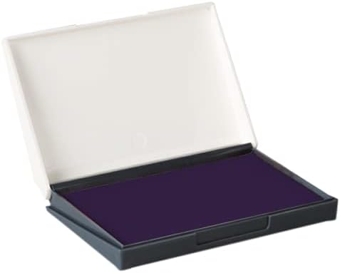 Veltec Premium Quality Felt Rubber Stamp Ink Pad, 2-3/4" x 4-3/8", Durable Lightweight (Violet)