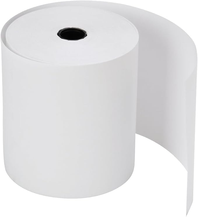 Thermal Paper 2 1/4 inch x 50 feet, Cash Register POS Receipt Paper for Credit Card Machine (50 Rolls)
