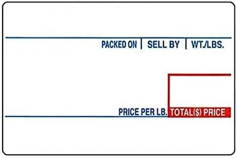 LST-8010 Printing Scale Label, 58 x 40 mm, UPC 12 Rolls of 700 Labels