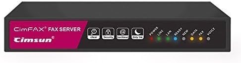 CimFAX A5 Paperless Fax Machine Send Fax from PC/Mobile Phone via Fax Line 24/7 Anytime Anywhere Fax Remotely Fax Server 5 Users Fax2email
