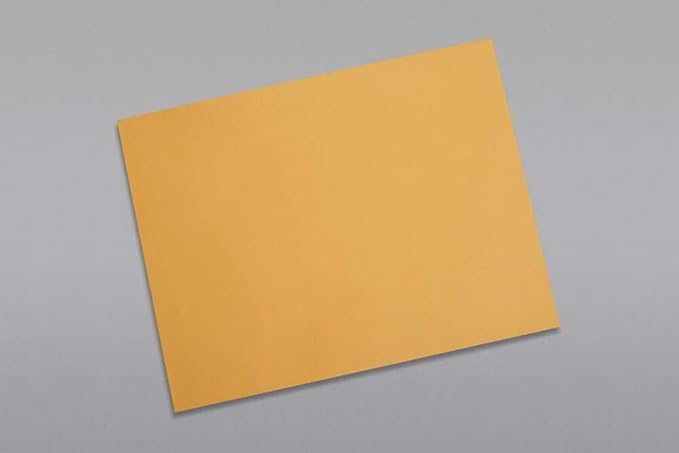 Limited Papers (TM) Booklet Envelopes, (Open Side) Brown Kraft, Gummed Seal, 28 Pound, Heavyweight, For Mailing And More. (100, 10 x 15)
